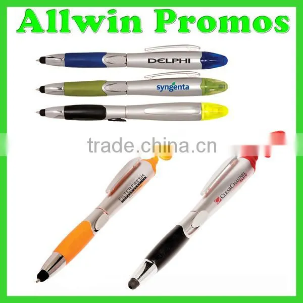 Top Selling stylus pen with highlighter