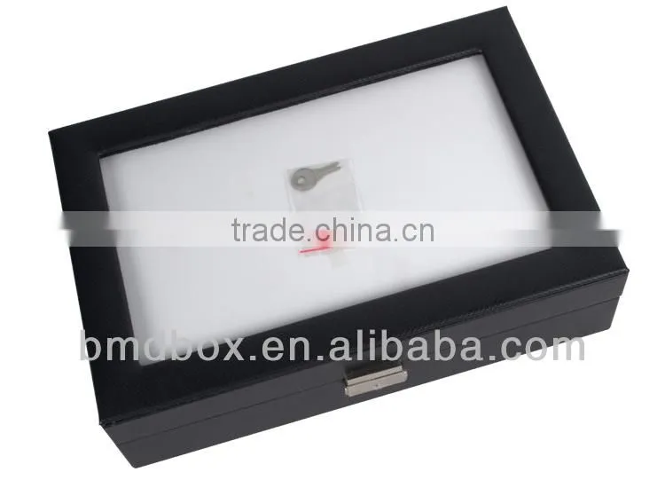 10 slots faux leather watch collection box