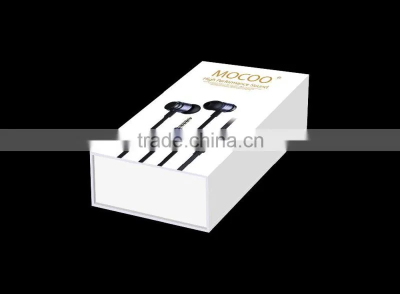 Foshan OEM metal in-Ear silicon earphone with the microphone and speaker