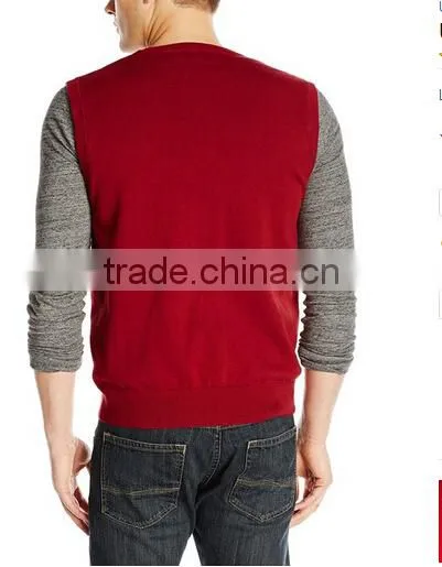 sleeves vest for fashion mens,hot selling mens sleeveless vest 2015
