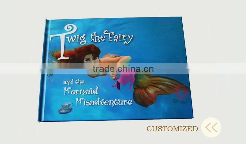 Custom children coloring story book printing service