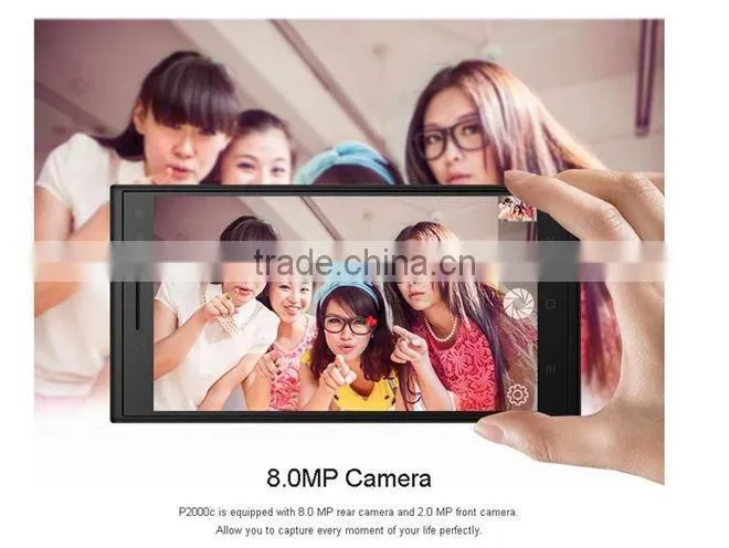 Elephone P2000C Smartphone Android 4.4 MTK6582 Finger Scanner NFC 5.5 Inch HD OGS