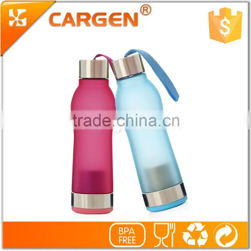 Porcelain gift new special shape frosted plastic bottle tea strainer