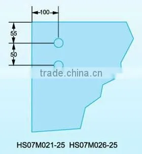 Glass door sliding roller HS07M021