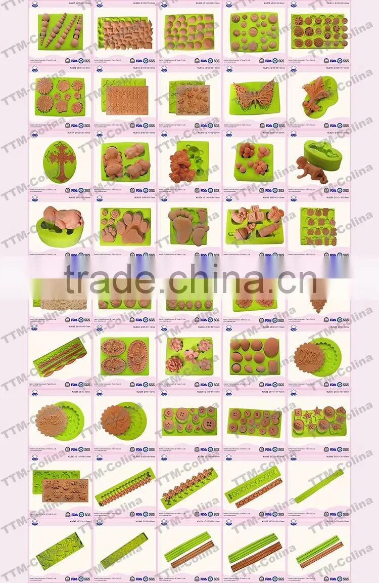 3d rose flowers cake decoration fondant silicone molds