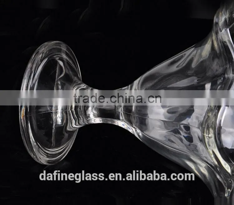 240ml Creative transparent flower shape glass ice cream cup dessert bowl