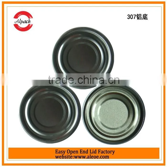 Aluminum door bottom peel off seal lid