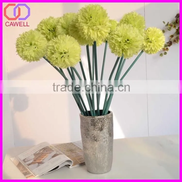 cheap yellow color good quality ball flowers fake flowers