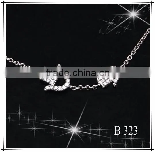 New arrival rhodium plated cheap handmade bracelet