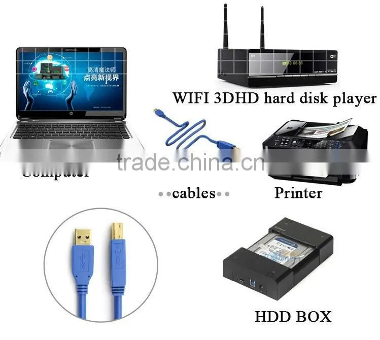 10FT 3M Super-Speed USB 3.0 Extension Cable type A-Male to A-Fmale 5Gbps Blue