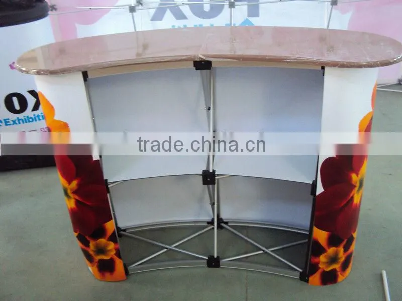 pop up promotion table, promotion table, display stand podium