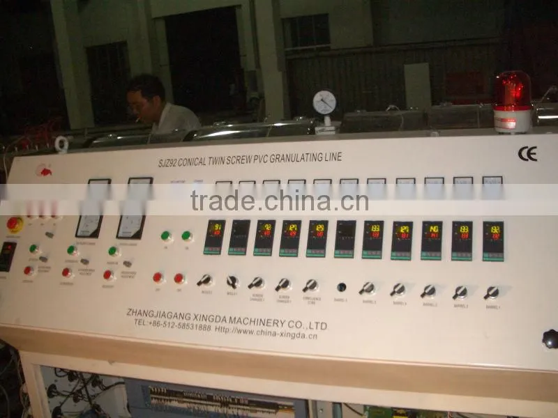 PVC hot cutting granulator machine