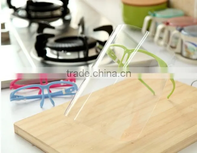 Novelty Kitchen Cooking Double-sided Anti-fog Anti-Oil Splash Clear Face Mask Face / skin-care mask