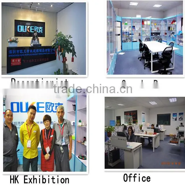 wholesale china plastic glass acrylic brochure holder