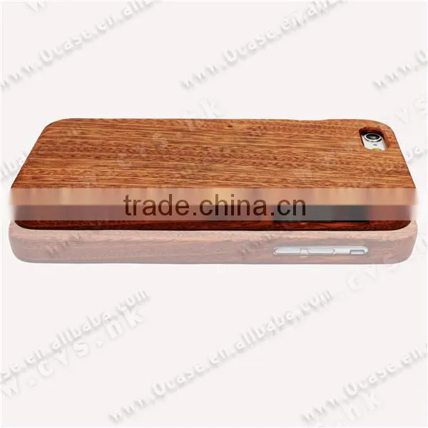 Sapele Wood blank wood case for iphone 6s