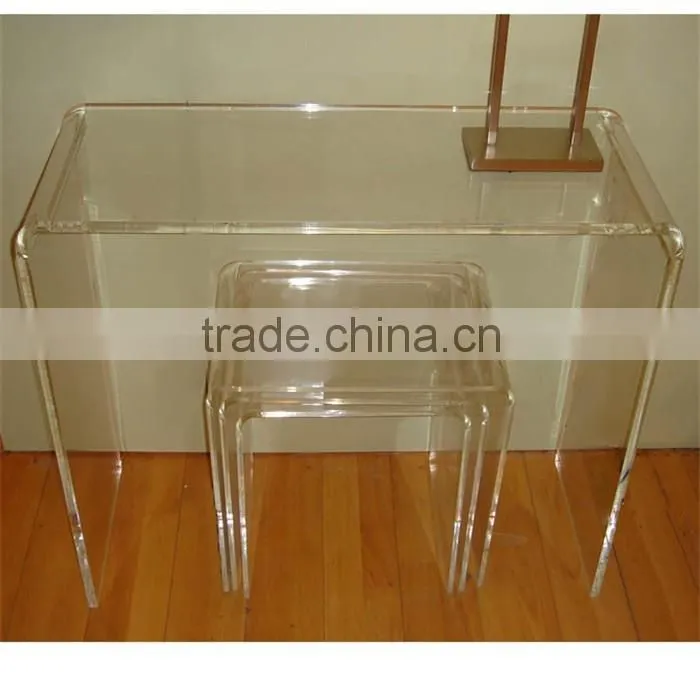 classic durable rectangle acrylic table