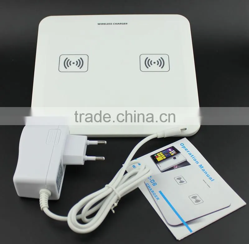 2015 new arrival best quality with CE FCC RoHS Certification of qi wireless charger for mobile phone