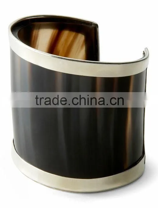 Bracelets Wholesale/High Quality Buffalo Horn Fashion Hot Sale Horn Cufflinks Wholesale