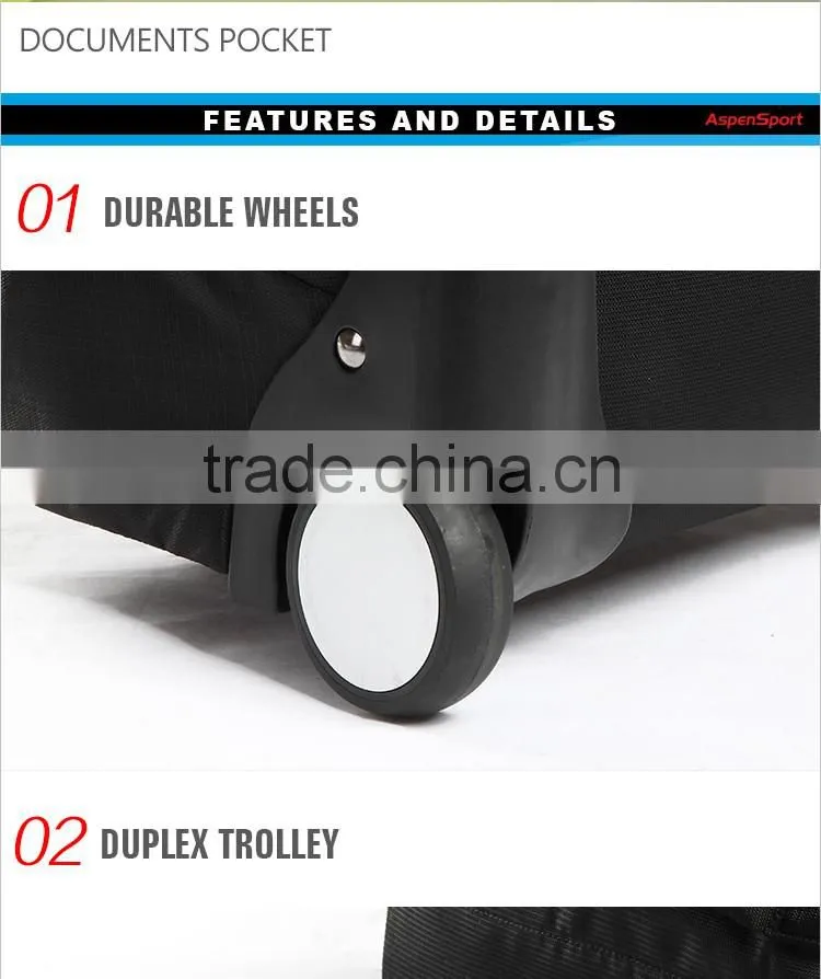 Large capacity Trolley travel bag Travelling bag with high quality