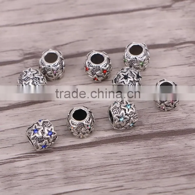 5.0mm Hole Big Hole Women Men DIY Loose Beads fit For Bracelet Necklace Chain