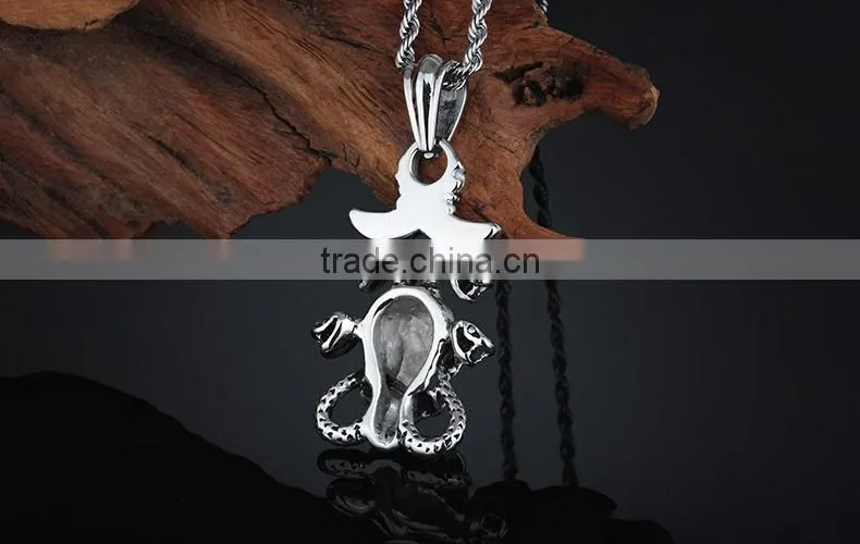 fashion stainless steel 50 cent jewelry Pendant