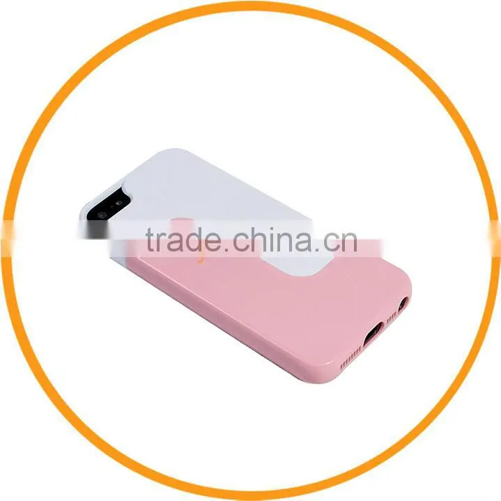 New Fashion Vivid Choice Colorful Back Cover Hard Case for iPhone5 5 Pink+White from Dailyetech