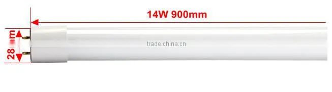 Long Lifesapn 2 Years Warranty SMD2835 Glass Tube Light 1200mm LED Tube T8