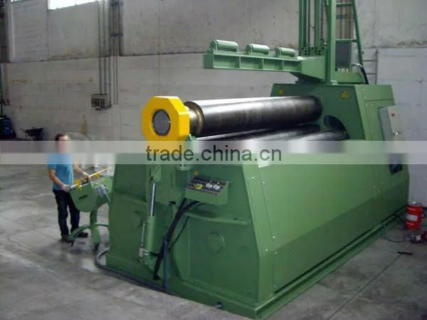 4 Roller Steel Plate Bending Machine 45 mm thickness 3000 mm width