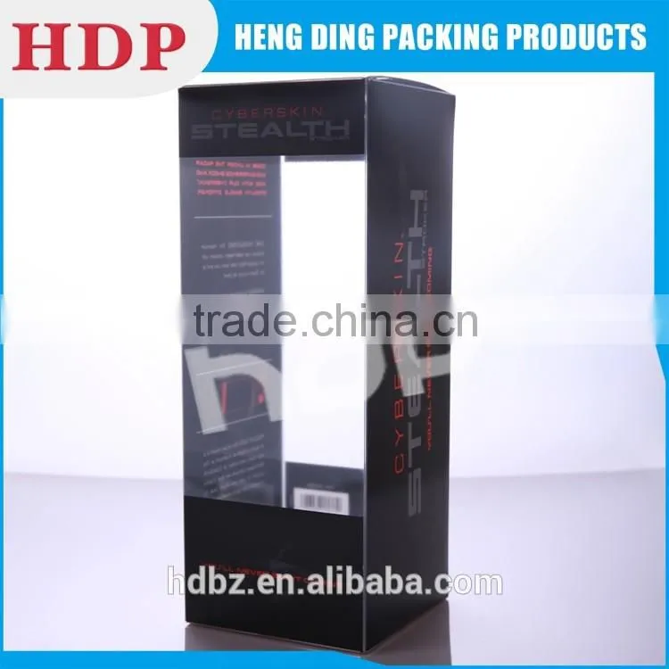 factory made customized black plastic box