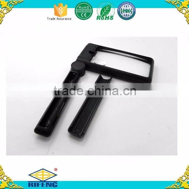 High quality handheld magnifier magnifier with led magnifying glass with light
