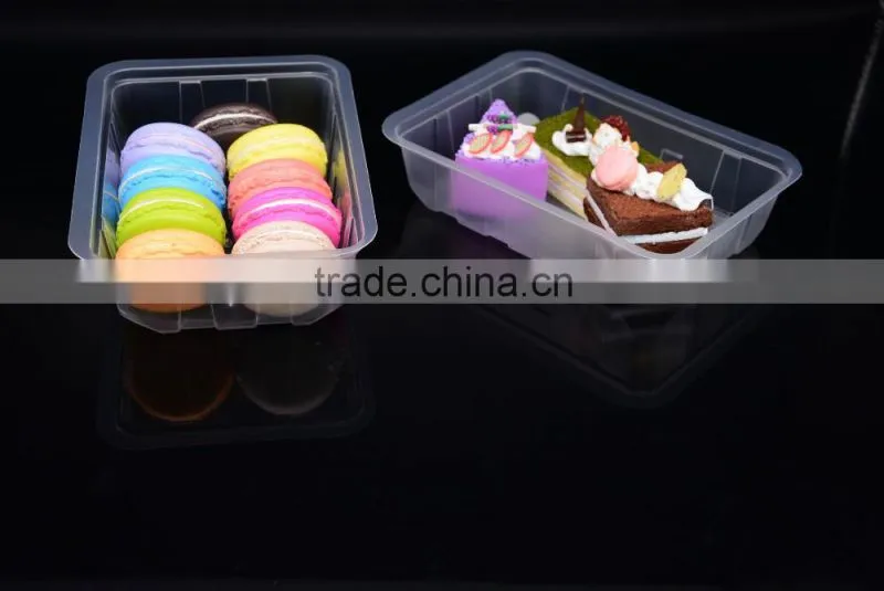 disposable plastic pp cake box packaging