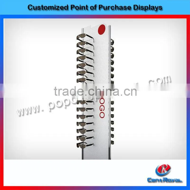 Fashion portable metal eyeglass holder