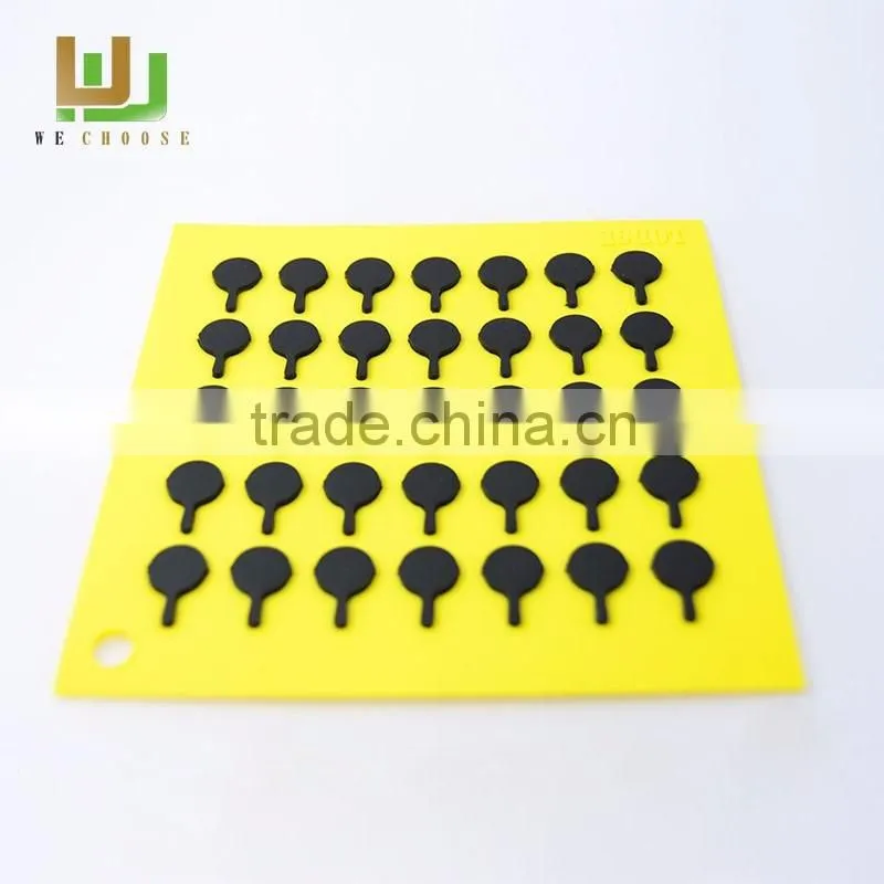 New Design silicone table mat for kids durable Dining table plate mat heat resistant placemat