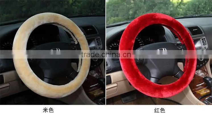 Hot sell !! ZHIXIA Brand High quality PU leather car steering wheel covers made in China