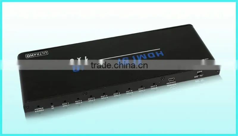 High quality UHD HDMI Splitter 1 * 8, 4K*2k