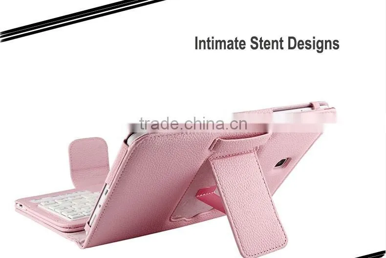 Litchi pattern all-in-one bluetooth keyboard for Samsung TABA 8.0inch T350/T351-SA1035
