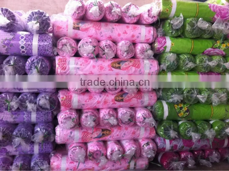 Polyester disperse printed brushed fabric