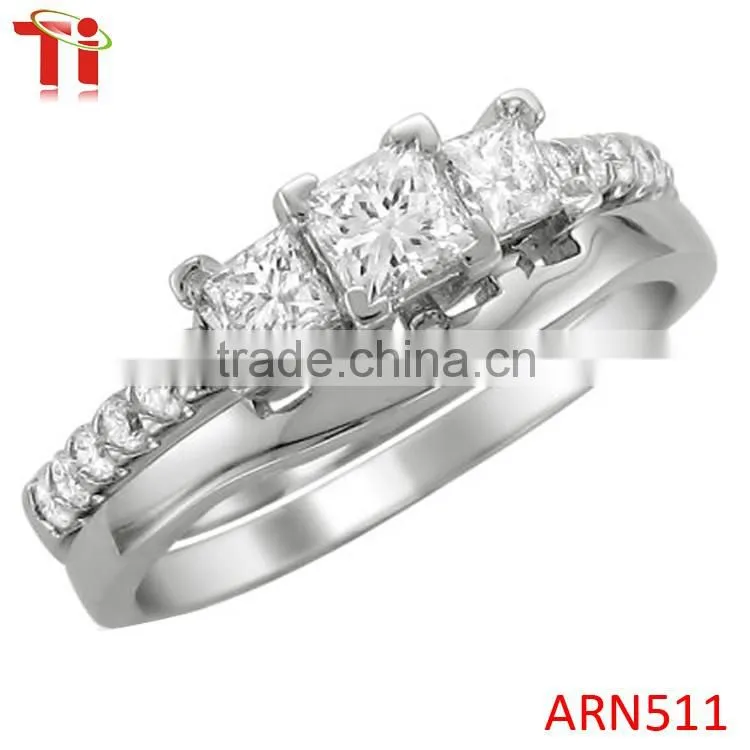 Aohua sterling silver jewelry, 925 silver ring diamond, factory direct sale s925 ring jewelry for wedding