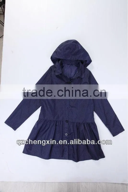 waterproof girls rain poncho