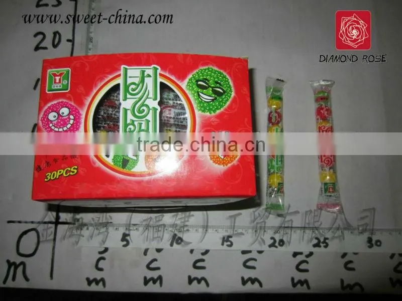 Color gummy soft candy
