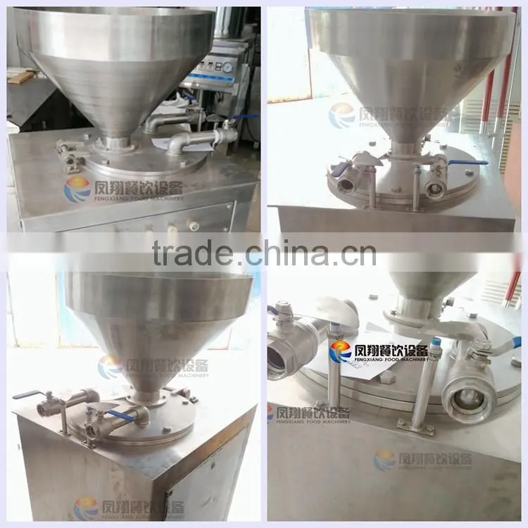 Double Tube Automatic Electric Sausage Filler Filling Making Machine