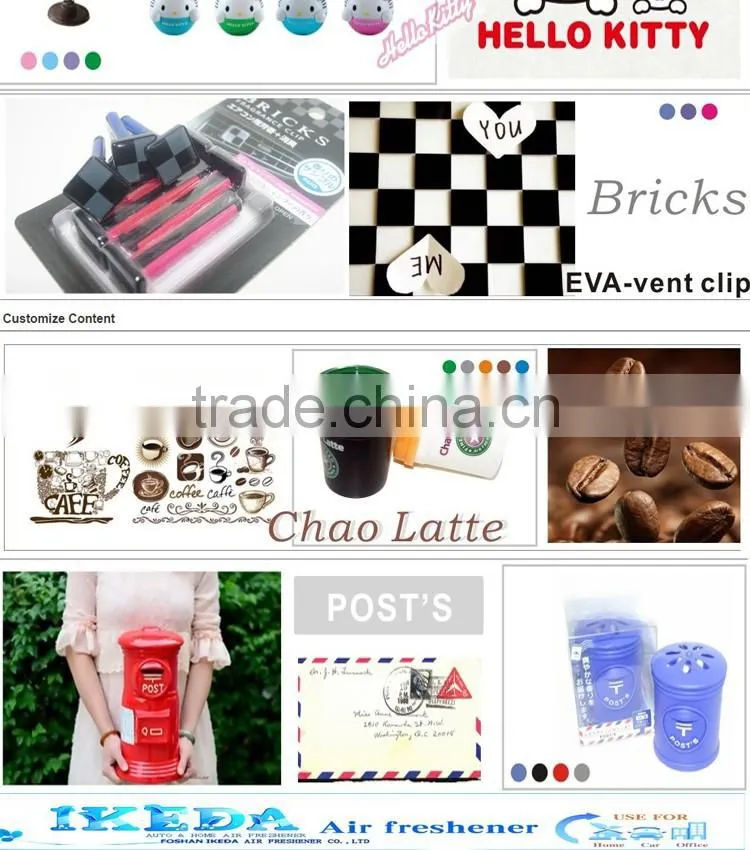 Customized design Hanging Car Air Freshener/Custom paper air freshener/paper car air freshener