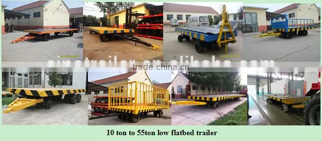 flat top trailer with deck over wheels