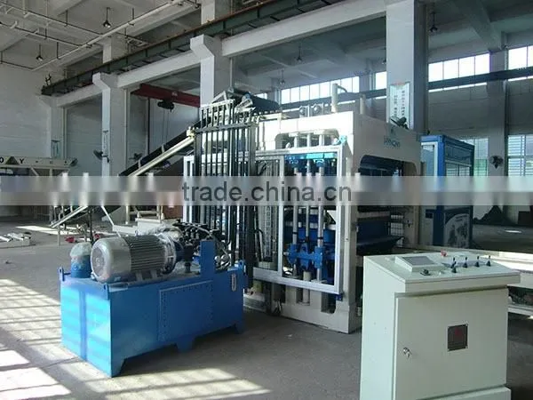 Concrete Construction QT6-15 Fully Automatic Concrete Block Making Machine Made in China