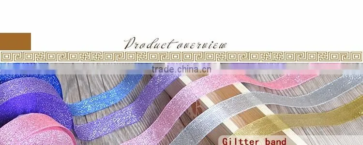 Multiple colour glitter band Metallic yard gift packing Festival LUREX decoration