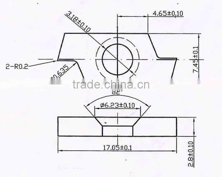 MT-3-TR hard metal threading carbide inserts for sale