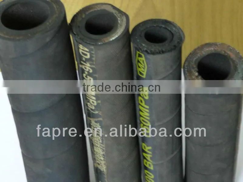 China main manufacturer of Hydraulic rubber hoses high-pressure pipes