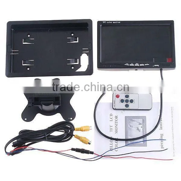 7" Color TFT LCD Car Rearview Monitor for DVD Camera VCR