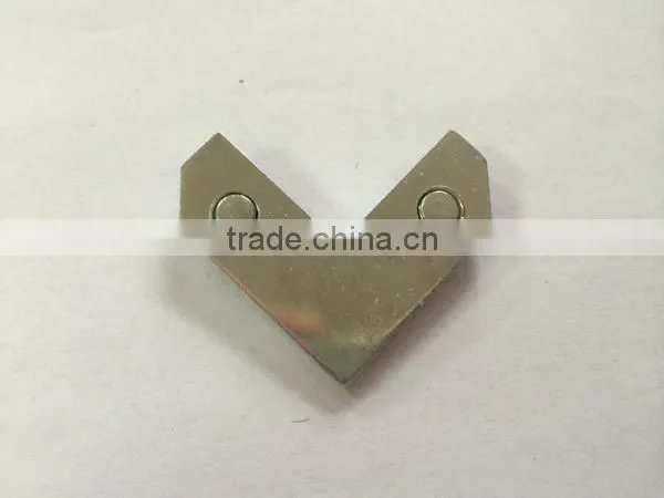 low carbon steel tapped angles/ corner iron/ stamping part
