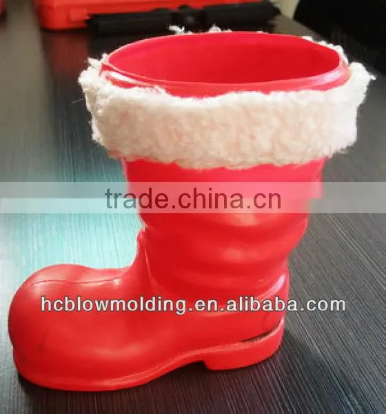 OEM christmas boots Custom design plastic christmas boots,factory price plastic christmas boots